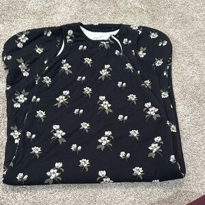 Kyte BABY Black Floral Sleep Sack